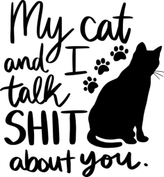 Funny Cat 1 Vinyl Cutting Svg File, Free Vectors File